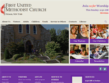 Tablet Screenshot of delmarmethodist.org